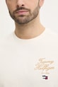 Tommy Hilfiger tricou din bumbac bej MW0MW38334