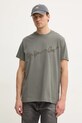 G-Star tricou din bumbac print gri D25148.C336
