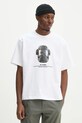 G-Star tricou din bumbac alb D25159.C784