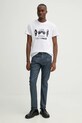G-Star tricou din bumbac D25143.C336 alb SS25