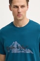 G-Star tricou din bumbac turcoaz D25158.C812