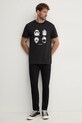 G-Star tricou din bumbac D25160.336 negru SS25