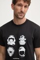 G-Star tricou din bumbac negru D25160.336