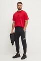 Бавовняна футболка adidas ALL SZN JC5346 червоний SS25