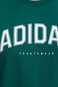 Хлопковая футболка adidas M C COLLE Collegiate JJ3869 зелёный
