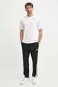 Бавовняна футболка adidas M L SL BOWL T JJ3962 білий SS25
