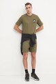 Хлопковая футболка adidas Camo JI6759 зелёный SS25