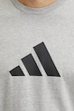 Бавовняна футболка adidas Future Icons JD4914 сірий
