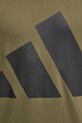 Βαμβακερό μπλουζάκι adidas Essentials JE8931 πράσινο