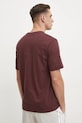 Oblečenie Bavlnené tričko adidas Essentials JE8939 burgundské