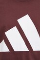 adidas tricou din bumbac Essentials JE8939 burgundia