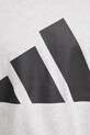 adidas t-shirt bawełniany Essentials JE8946 szary