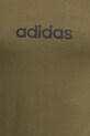 Хлопковая футболка adidas Essentials Linear JE9001 зелёный