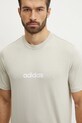adidas tricou din bumbac Essentials Linear JE9007 bej
