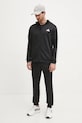 adidas tricou din bumbac Essential JE9024 negru SS25
