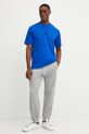 Бавовняна футболка adidas Essential JF1094 блакитний SS25