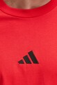 Хлопковая футболка adidas Essential JF1095 красный