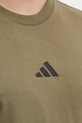 adidas t-shirt bawełniany Essential JF1097 zielony