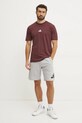 adidas tricou din bumbac Essential JF1098 rosu SS25