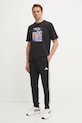 adidas pamut póló M ALL DAY I TEE JI9417 fekete SS25