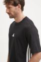 adidas tricou din bumbac Essentials negru JD1906