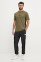 Бавовняна футболка adidas Essentials JE6391 зелений SS25