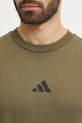 Бавовняна футболка adidas Essentials JE6391 зелений