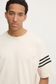 Бавовняна футболка adidas Originals Neuclassics бежевий JC9933