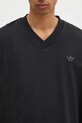 adidas Originals tricou din bumbac FRONT ST TEE negru JD2301