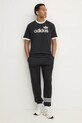 adidas Originals tricou din bumbac SIMPLE TEE JC8372 negru SS25
