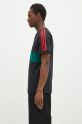 Βαμβακερό μπλουζάκι adidas Originals 3S PANEL TEE JP1272 μαύρο SS25