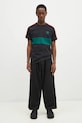 adidas Originals t-shirt in cotone 3S PANEL TEE JP1272 nero