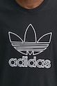 adidas Originals tricou din bumbac OUTL TREF TEE JP1088 negru