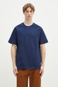 adidas Originals t-shirt bawełniany Essential bawełna granatowy JD3279