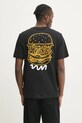 adidas Originals tricou din bumbac Q12 TS STREET B negru JP2672