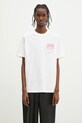 adidas Originals cotton t-shirt Q12 TS DEATH Planet friendly white JD0665
