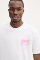adidas Originals tricou din bumbac Q12 TS DEATH alb JD0665