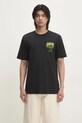Ρούχα Βαμβακερό μπλουζάκι adidas Originals Q12 TS DEATH JP2678 μαύρο