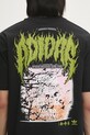 Βαμβακερό μπλουζάκι adidas Originals Q12 TS DEATH μαύρο JP2678