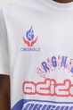adidas Originals tricou din bumbac Q12 TS SPONSOR JD0663 bej