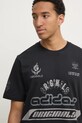 adidas Originals tricou din bumbac Q12 TS SPONSOR negru JP2676
