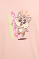 Бавовняна футболка adidas Originals Q12 TS KAWAII JP0194 помаранчевий