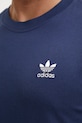 adidas Originals tricou din bumbac Trefoil JC9989 bleumarin