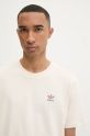 adidas Originals tricou Trefoil bej JC9991