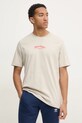 Îmbrăcăminte adidas Originals tricou din bumbac Wabash JD0667 bej