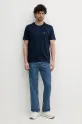 Paul&Shark t-shirt in cotone 25411007 blu navy SS25