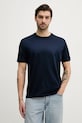 Бавовняна футболка Paul&Shark бавовна темно-синій 25411015