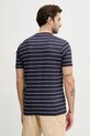 Odzież Paul&Shark t-shirt lniany 25411024 granatowy