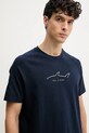 Paul&Shark t-shirt bawełniany granatowy 25411050