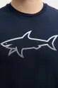 Paul&Shark t-shirt bawełniany granatowy 25411078